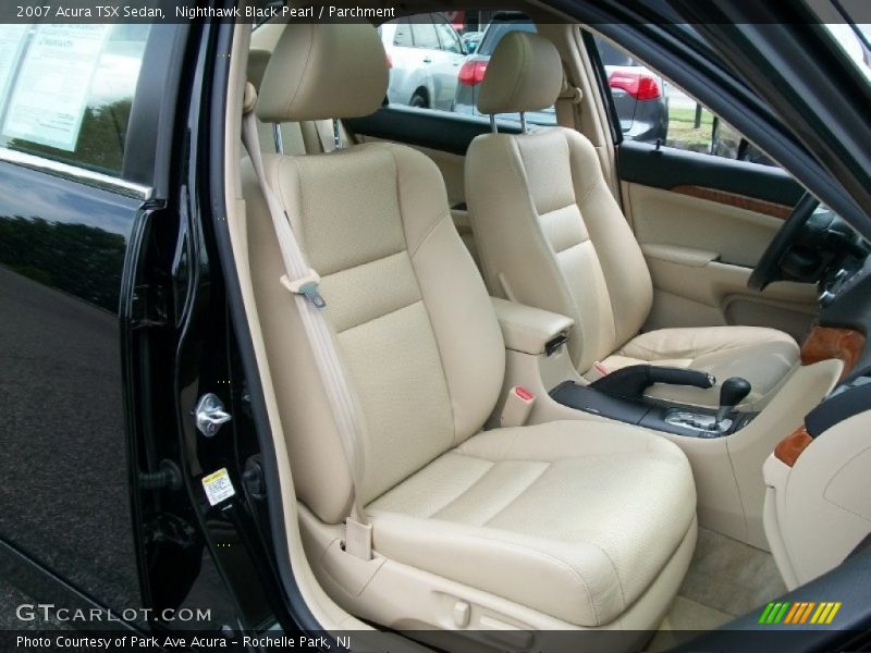 Nighthawk Black Pearl / Parchment 2007 Acura TSX Sedan