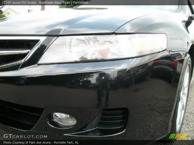 Nighthawk Black Pearl / Parchment 2007 Acura TSX Sedan