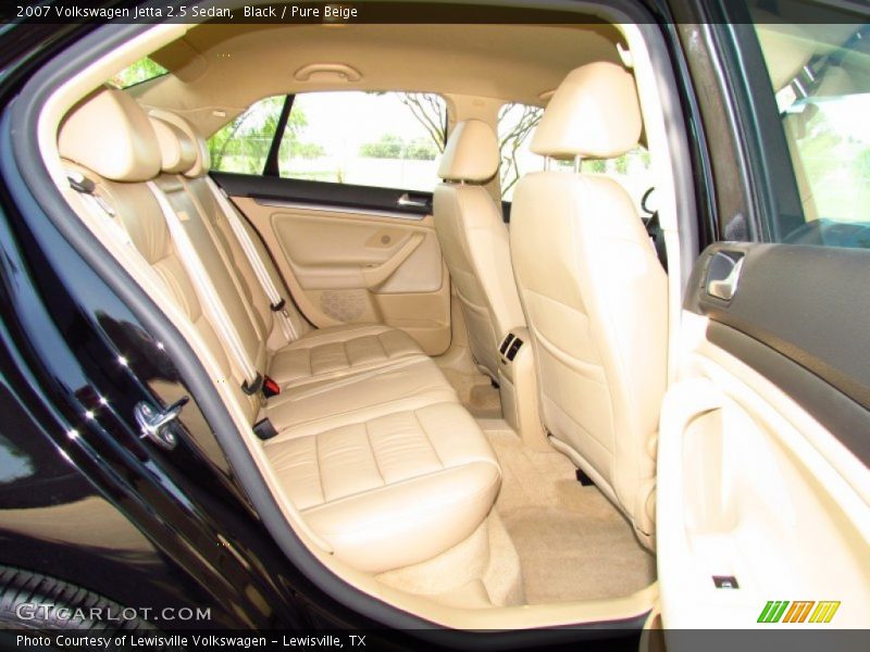 Black / Pure Beige 2007 Volkswagen Jetta 2.5 Sedan