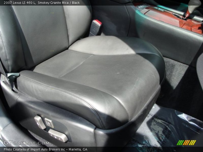 Smokey Granite Mica / Black 2007 Lexus LS 460 L
