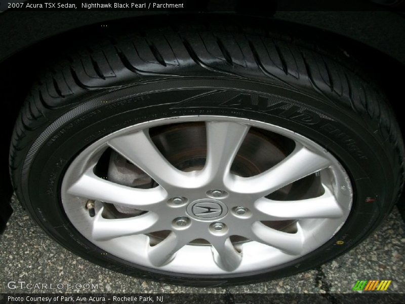 Nighthawk Black Pearl / Parchment 2007 Acura TSX Sedan