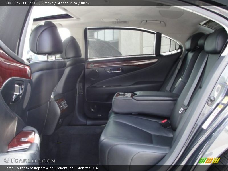 Smokey Granite Mica / Black 2007 Lexus LS 460 L