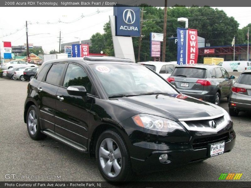 Nighthawk Black Pearl / Ebony 2008 Acura RDX Technology