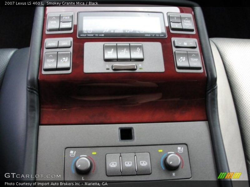 Smokey Granite Mica / Black 2007 Lexus LS 460 L