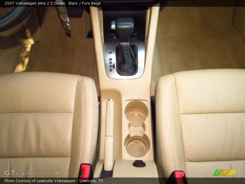 Black / Pure Beige 2007 Volkswagen Jetta 2.5 Sedan
