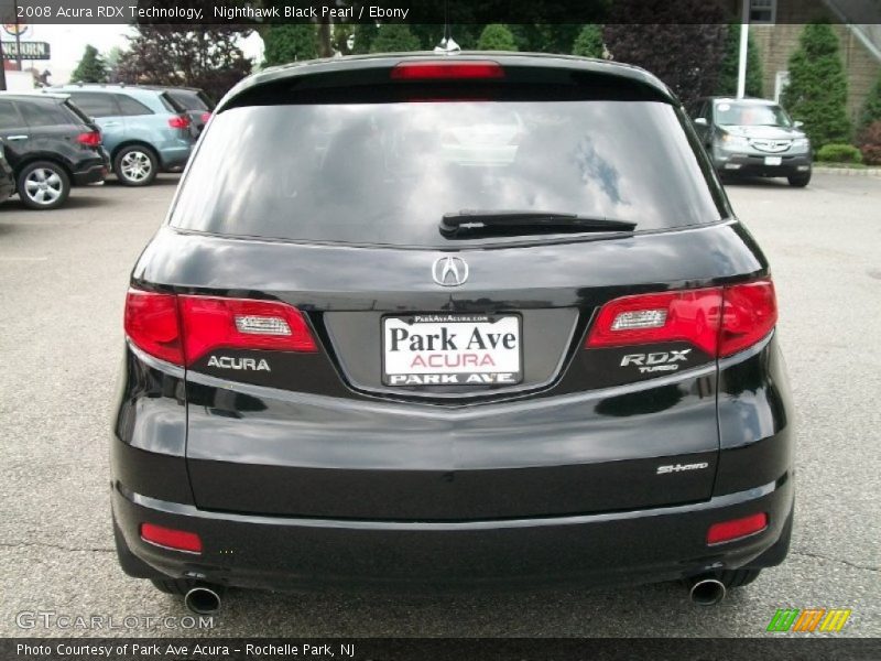 Nighthawk Black Pearl / Ebony 2008 Acura RDX Technology
