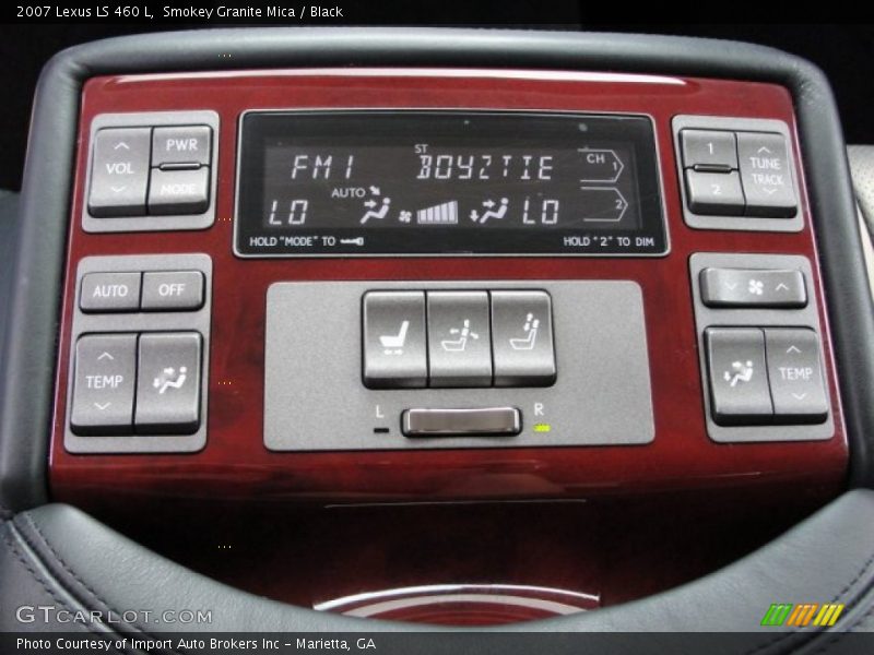 Smokey Granite Mica / Black 2007 Lexus LS 460 L