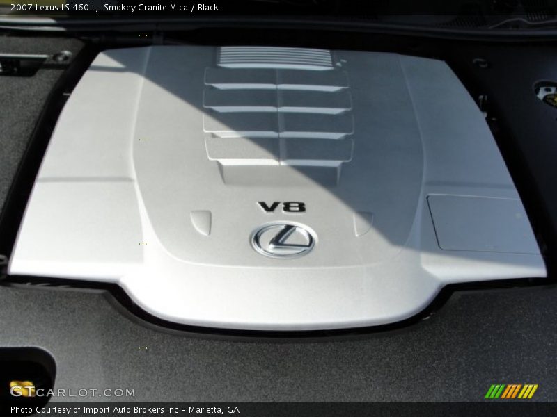 Smokey Granite Mica / Black 2007 Lexus LS 460 L