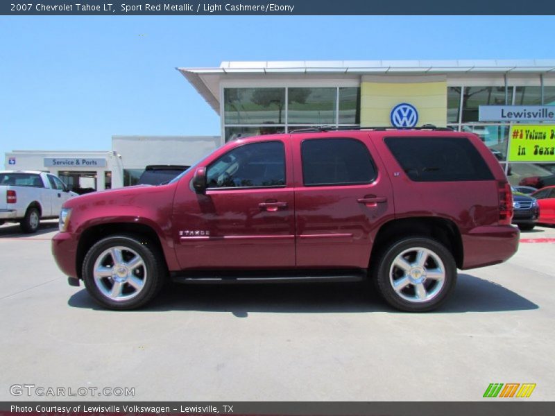 Sport Red Metallic / Light Cashmere/Ebony 2007 Chevrolet Tahoe LT