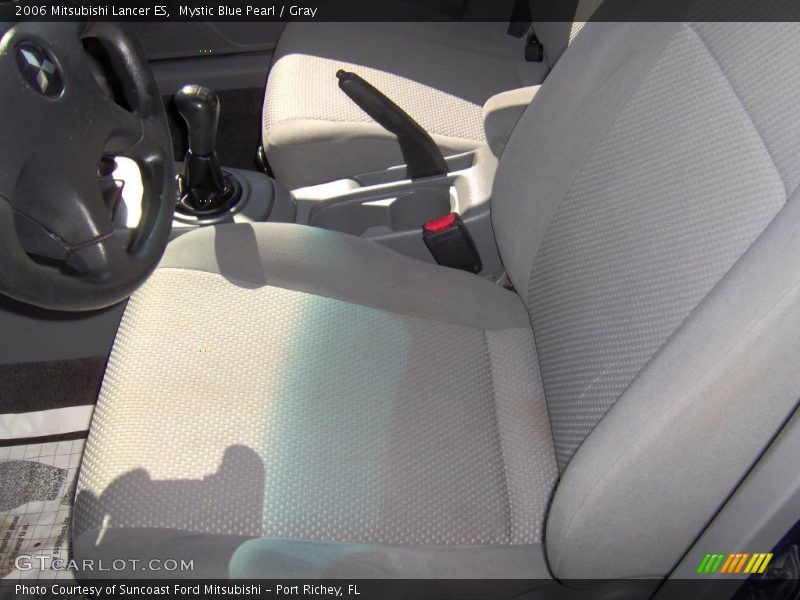 Mystic Blue Pearl / Gray 2006 Mitsubishi Lancer ES