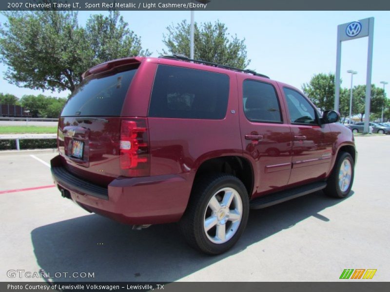 Sport Red Metallic / Light Cashmere/Ebony 2007 Chevrolet Tahoe LT