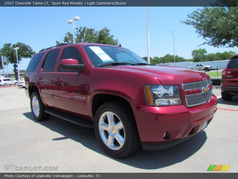 Sport Red Metallic / Light Cashmere/Ebony 2007 Chevrolet Tahoe LT