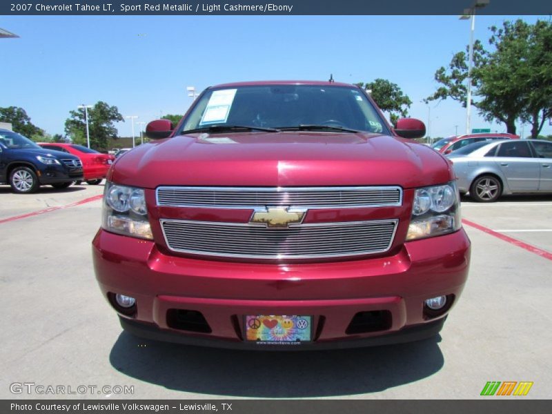 Sport Red Metallic / Light Cashmere/Ebony 2007 Chevrolet Tahoe LT