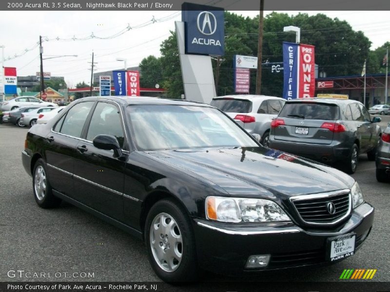 Nighthawk Black Pearl / Ebony 2000 Acura RL 3.5 Sedan