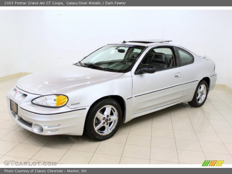 Galaxy Silver Metallic / Dark Pewter 2003 Pontiac Grand Am GT Coupe