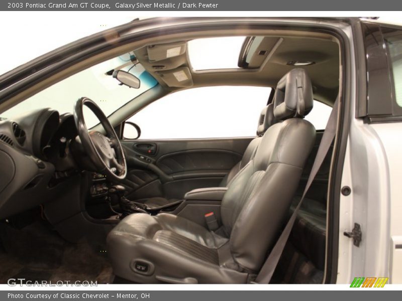 Galaxy Silver Metallic / Dark Pewter 2003 Pontiac Grand Am GT Coupe