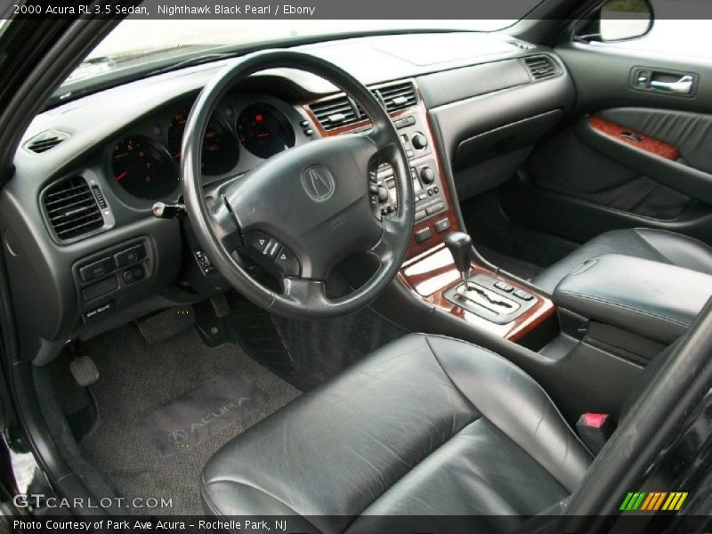 Ebony Interior - 2000 RL 3.5 Sedan 