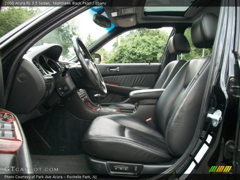  2000 RL 3.5 Sedan Ebony Interior