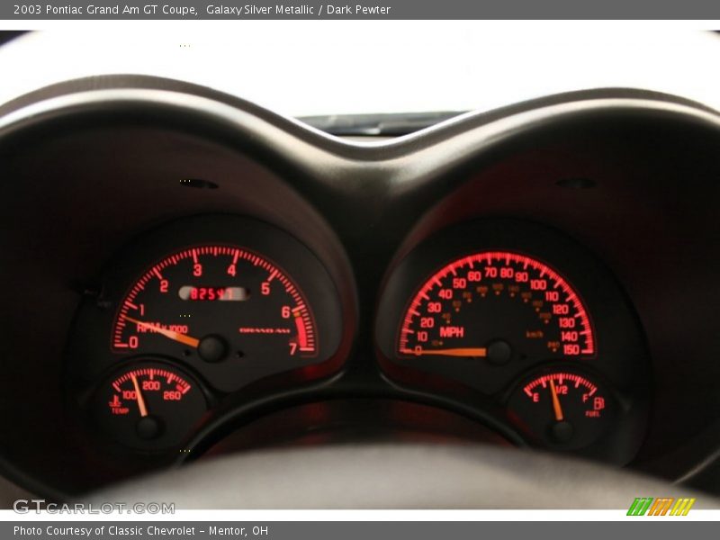  2003 Grand Am GT Coupe GT Coupe Gauges
