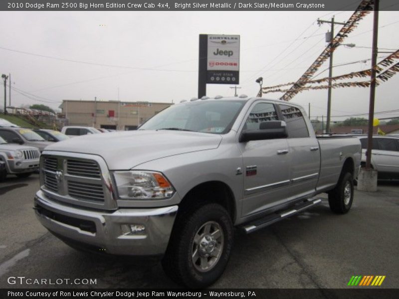 Bright Silver Metallic / Dark Slate/Medium Graystone 2010 Dodge Ram 2500 Big Horn Edition Crew Cab 4x4