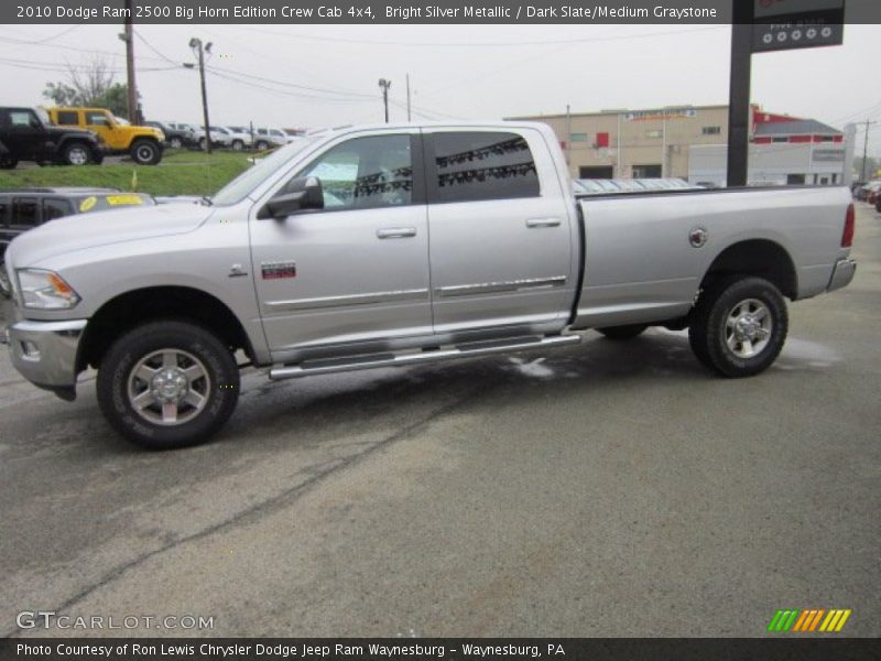Bright Silver Metallic / Dark Slate/Medium Graystone 2010 Dodge Ram 2500 Big Horn Edition Crew Cab 4x4