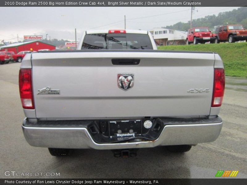 Bright Silver Metallic / Dark Slate/Medium Graystone 2010 Dodge Ram 2500 Big Horn Edition Crew Cab 4x4
