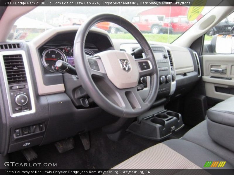 Bright Silver Metallic / Dark Slate/Medium Graystone 2010 Dodge Ram 2500 Big Horn Edition Crew Cab 4x4