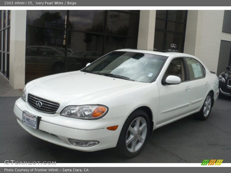 Ivory Pearl White / Beige 2003 Infiniti I 35