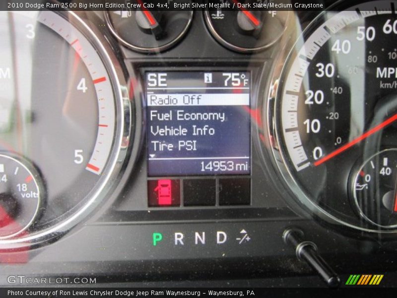 Bright Silver Metallic / Dark Slate/Medium Graystone 2010 Dodge Ram 2500 Big Horn Edition Crew Cab 4x4