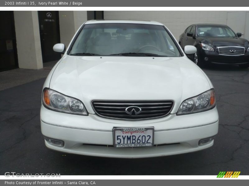 Ivory Pearl White / Beige 2003 Infiniti I 35
