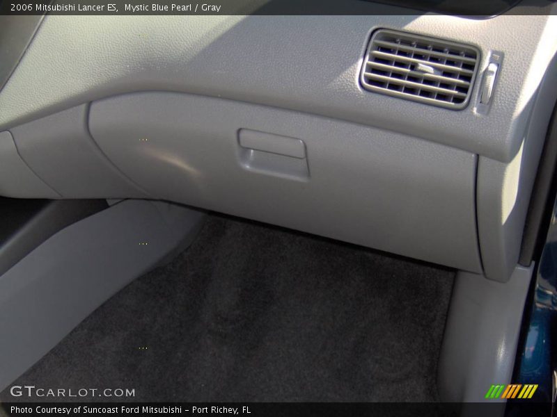 Mystic Blue Pearl / Gray 2006 Mitsubishi Lancer ES
