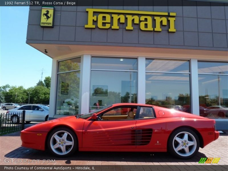 Rosso Corsa / Beige 1992 Ferrari 512 TR
