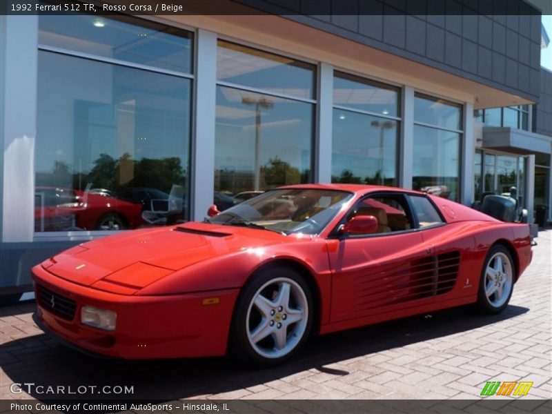 Rosso Corsa / Beige 1992 Ferrari 512 TR