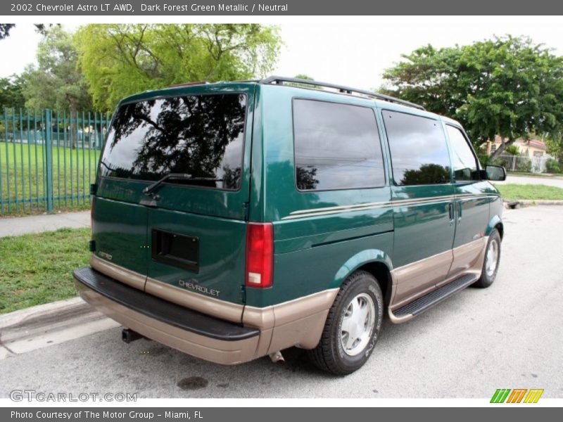 Dark Forest Green Metallic / Neutral 2002 Chevrolet Astro LT AWD