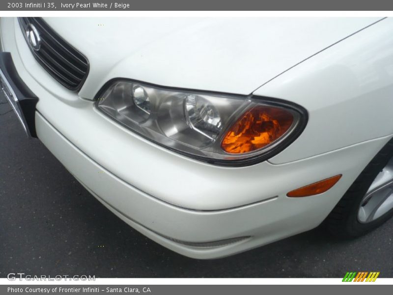 Ivory Pearl White / Beige 2003 Infiniti I 35
