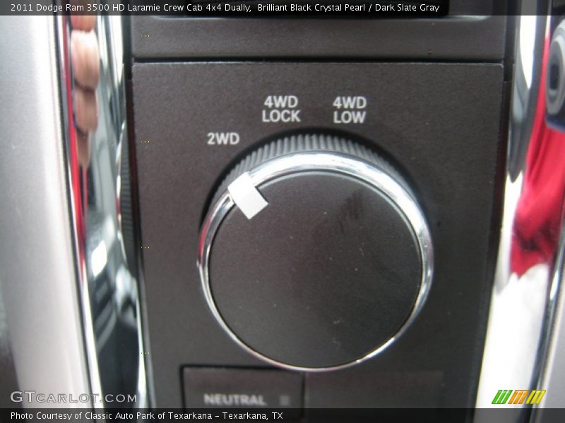 Brilliant Black Crystal Pearl / Dark Slate Gray 2011 Dodge Ram 3500 HD Laramie Crew Cab 4x4 Dually