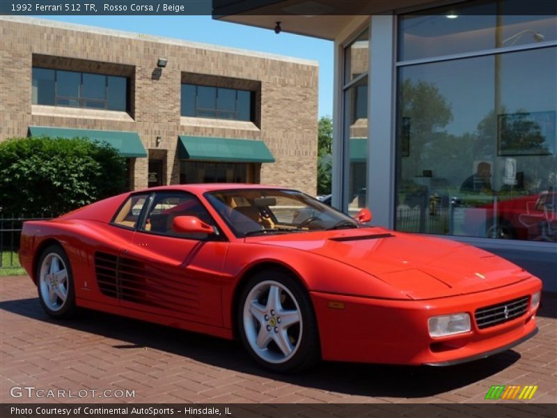Front 3/4 View of 1992 512 TR 