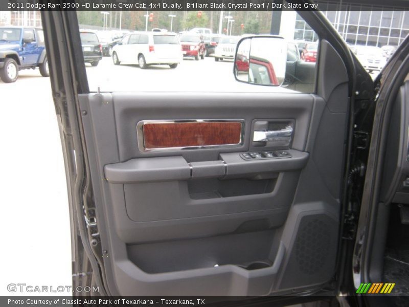 Brilliant Black Crystal Pearl / Dark Slate Gray 2011 Dodge Ram 3500 HD Laramie Crew Cab 4x4 Dually