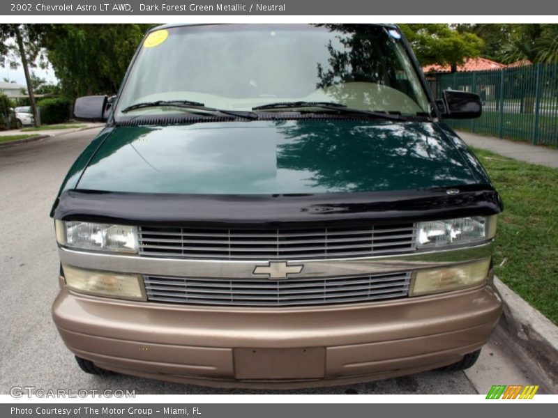 Dark Forest Green Metallic / Neutral 2002 Chevrolet Astro LT AWD