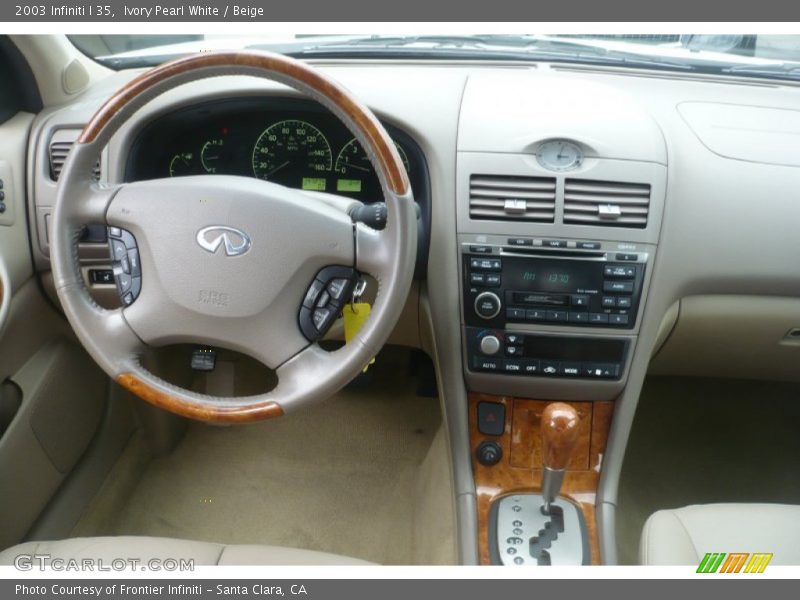 Ivory Pearl White / Beige 2003 Infiniti I 35