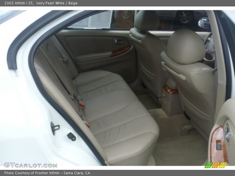 Ivory Pearl White / Beige 2003 Infiniti I 35
