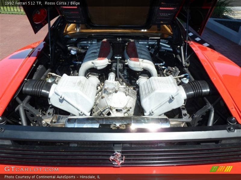  1992 512 TR  Engine - 4.9 Liter DOHC 48-Valve Flat 12 Cylinder