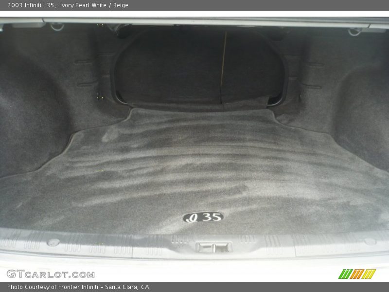 Ivory Pearl White / Beige 2003 Infiniti I 35