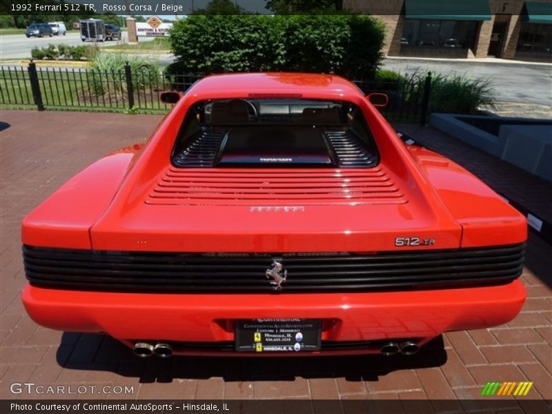 Rosso Corsa / Beige 1992 Ferrari 512 TR