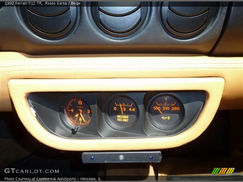  1992 512 TR   Gauges