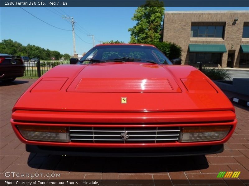 Red / Tan 1986 Ferrari 328 GTS