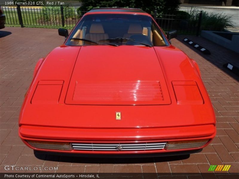 Red / Tan 1986 Ferrari 328 GTS