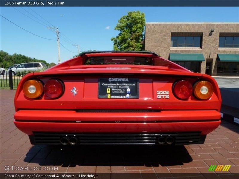 Red / Tan 1986 Ferrari 328 GTS