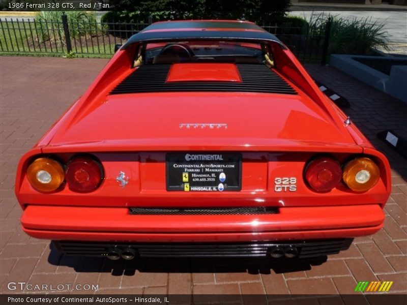 Red / Tan 1986 Ferrari 328 GTS