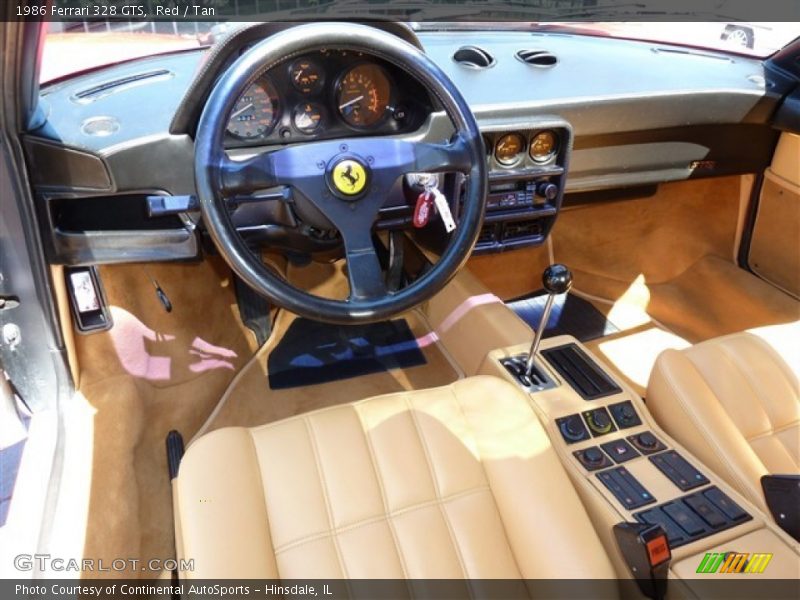  1986 328 GTS Tan Interior